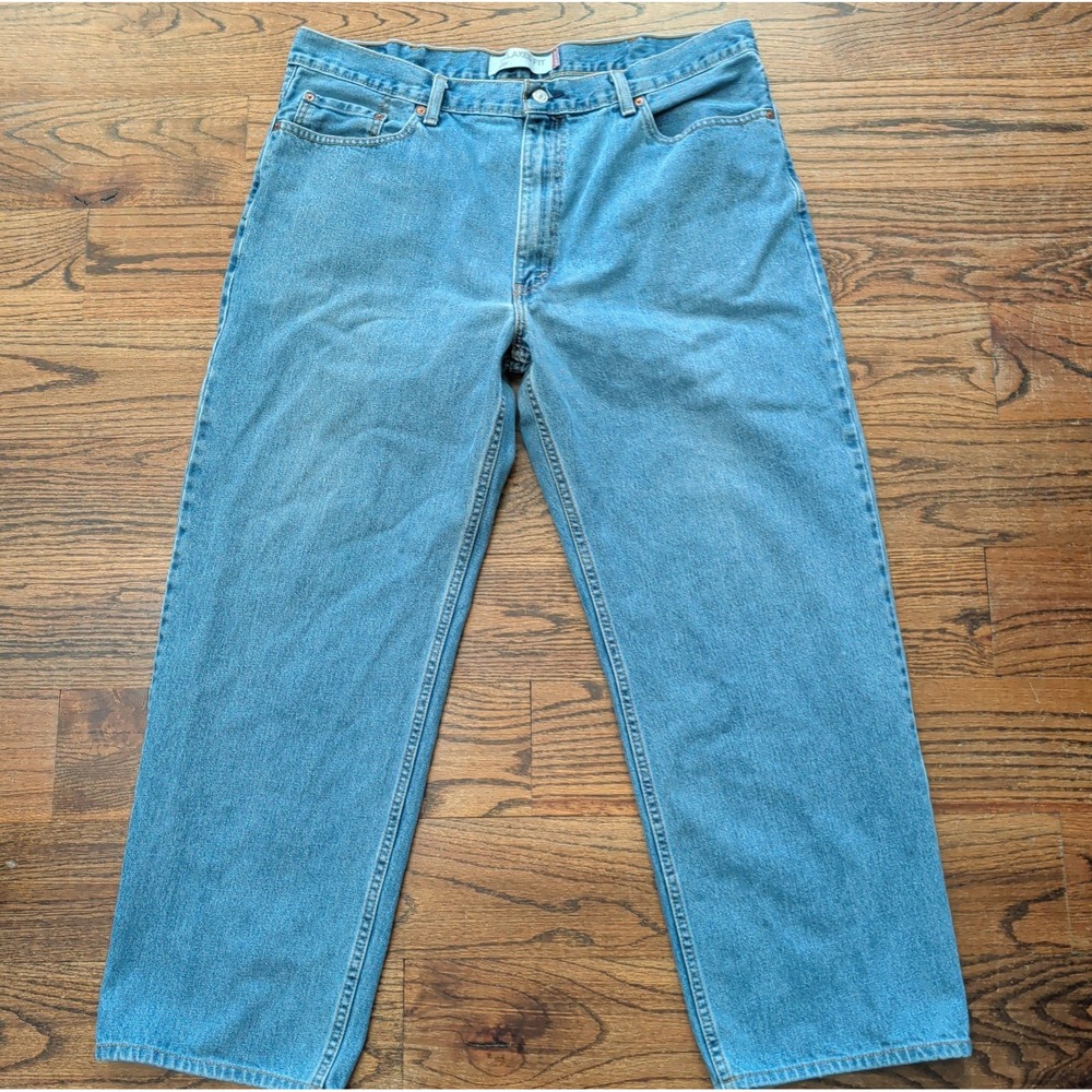 Levis 550 Relaxed Fit Jeans Men's Sz 40x36 Blue Denim Wide Leg Skater Baggy
